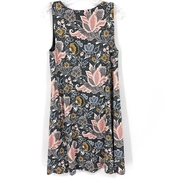 Loft A Line Multicolor Floral Print Pullover Sleeveless Womens S Soft - Picture 6 of 6